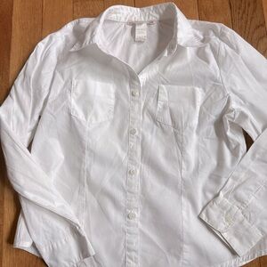 White Button-Up Shirt